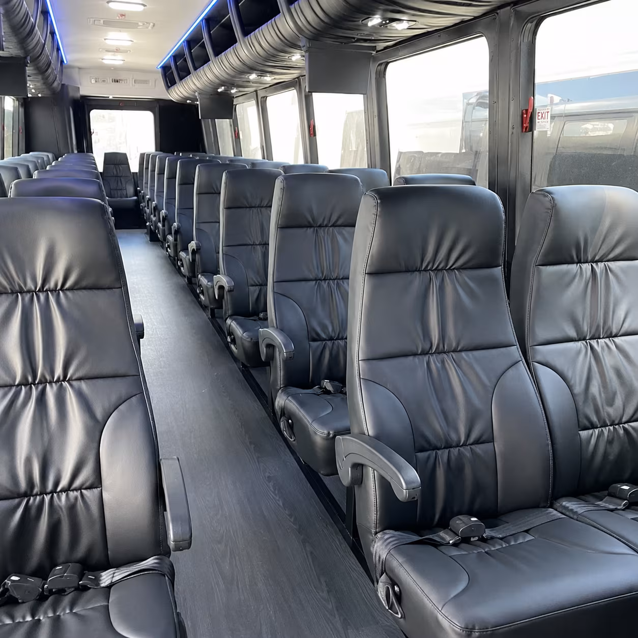 25 passenger minibus inside