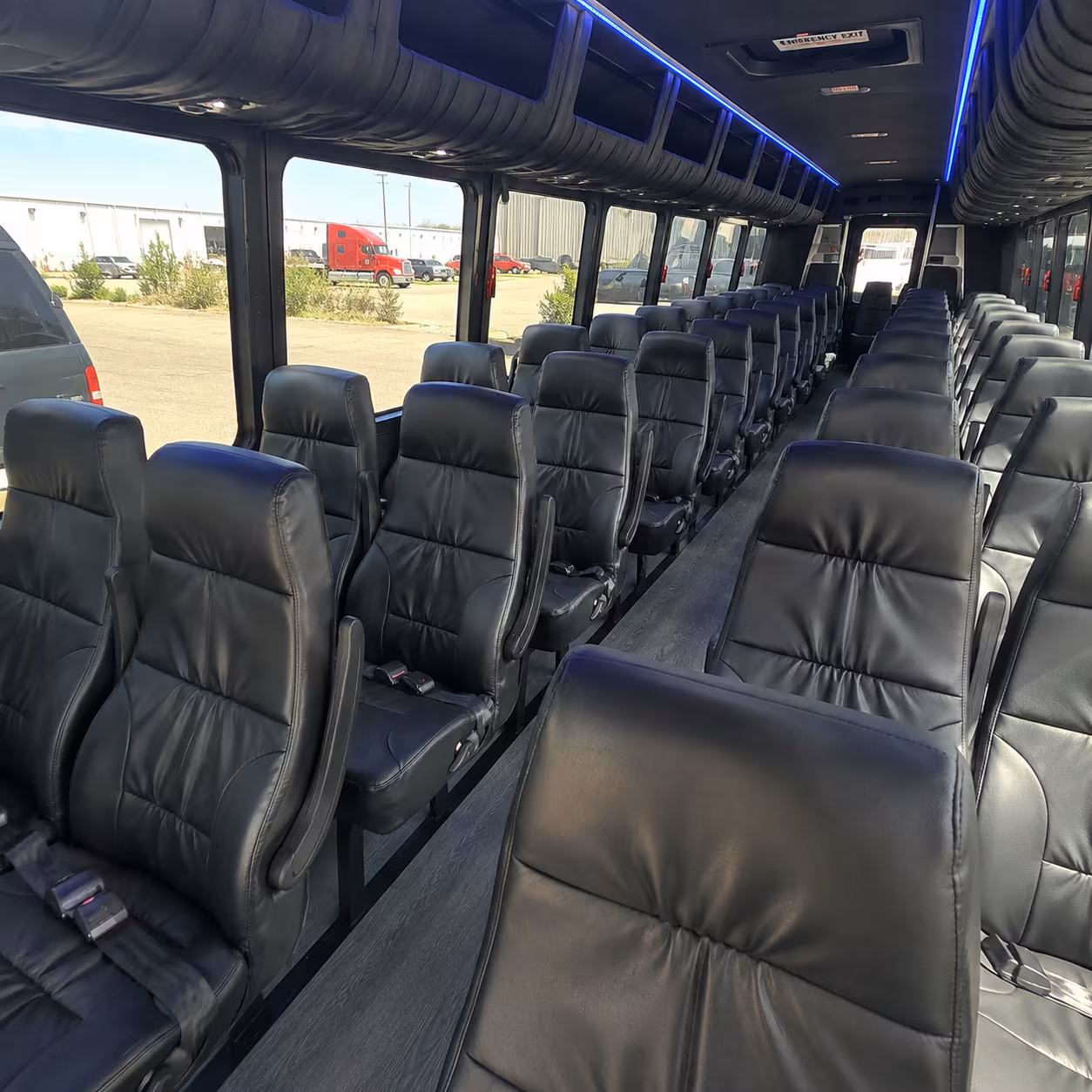 lansing corporate event transportation onboard seating