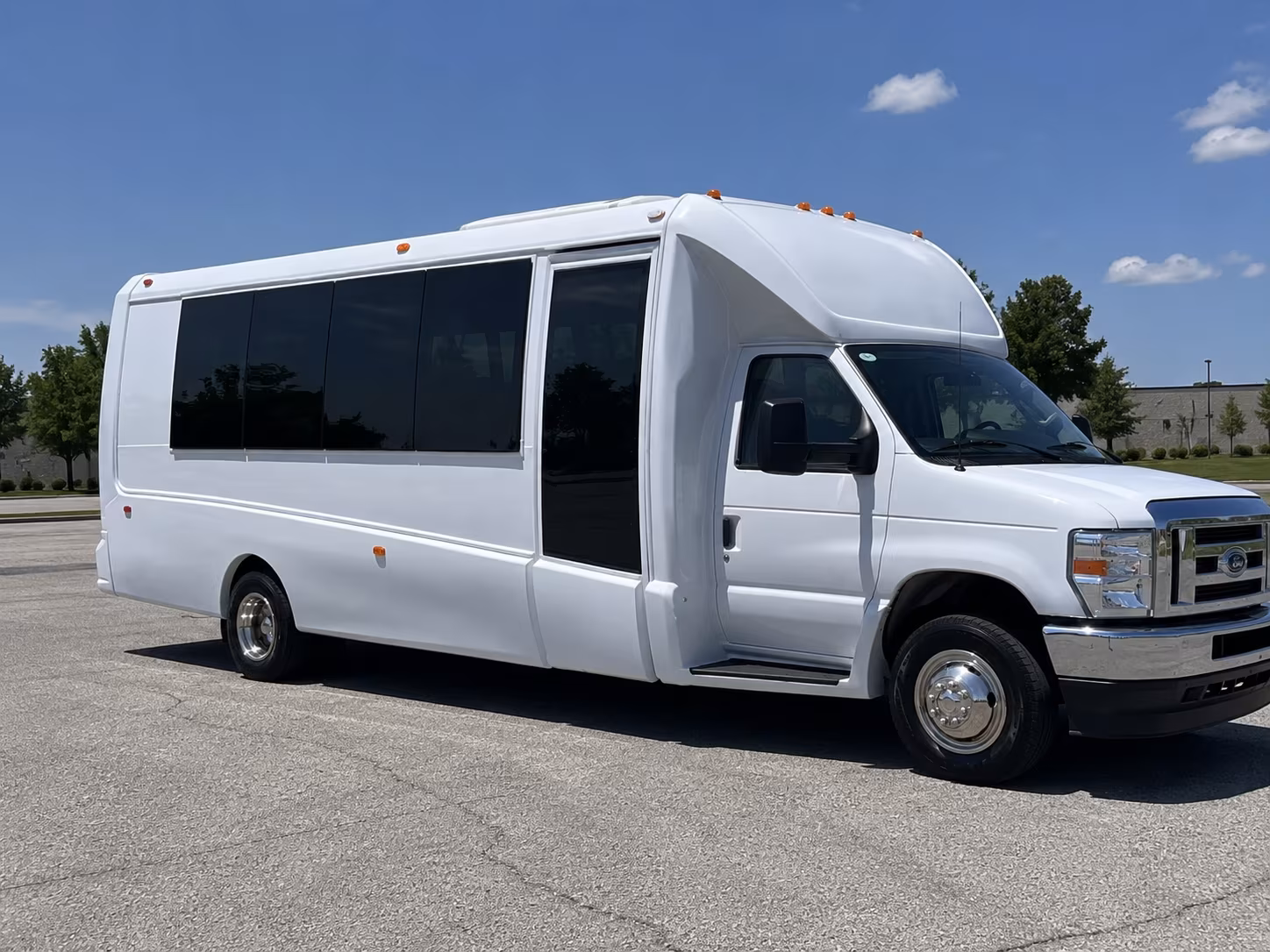 party buses with led lighting and sound systems for prom night in lansing